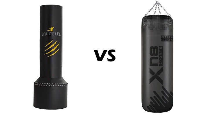 freestanding vs hanging punch bags