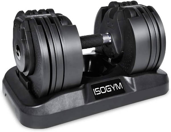 ISOGYM Adjustable Dumbbell 2kg-20kg Weight Set