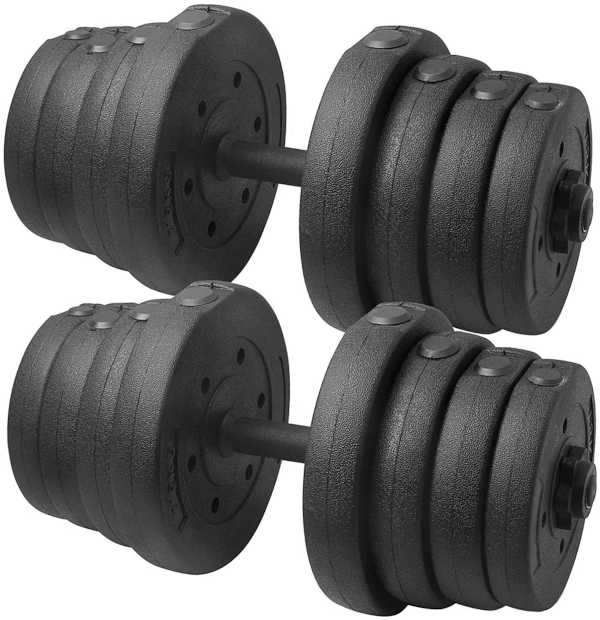 Yaheetech 30KG Adjustable Dumbbells Weight Set